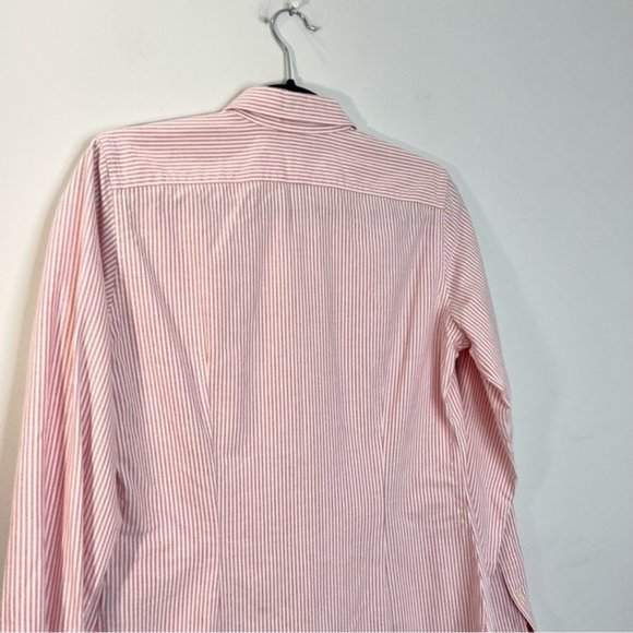 RALPH Lauren 100% cotton striped slim fit Oxford button down shirt 10 - Picture 6 of 10